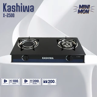 Kashiwa เตาแก๊สหัวคู่ รุ่น X-2200 X-2300 X-2400 X-2500 X-2501 X-2600 หน้ากระจกนิรภัย