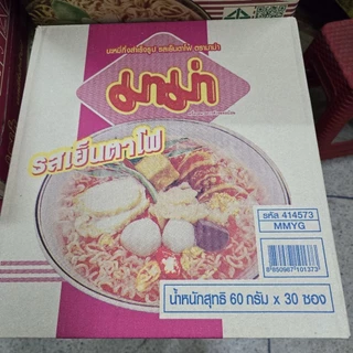 มาม่า บะหมี่กึ่ง สำเร็จรูป55 กรัม *30 ซอง รสต้มยำกุ้ง หมูสับ เส้นหมี่น้ำใส ต้มยำกุ้งน้ำข้น