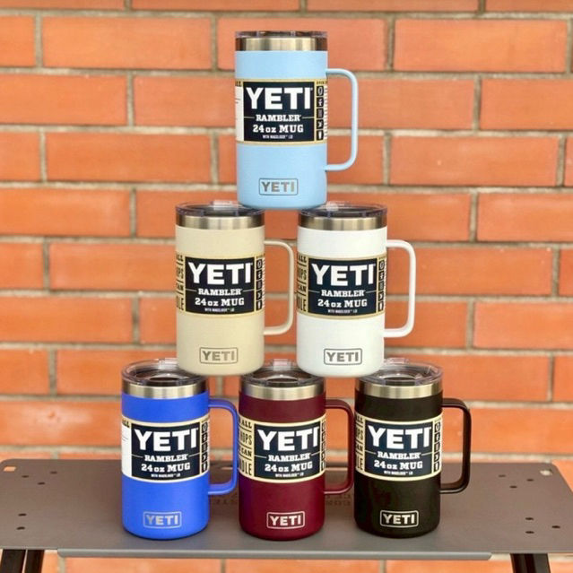 แก้ว YETI RAMBLER 24OZ MUG WITH MAGSLIDER LID ของแท้ **รับประกัน 3 ปี**