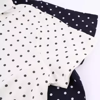 CHEWA Polka Dot Linen Shirt - เสื้อเชิ้ตผ้าลินินลายจุด - LN42