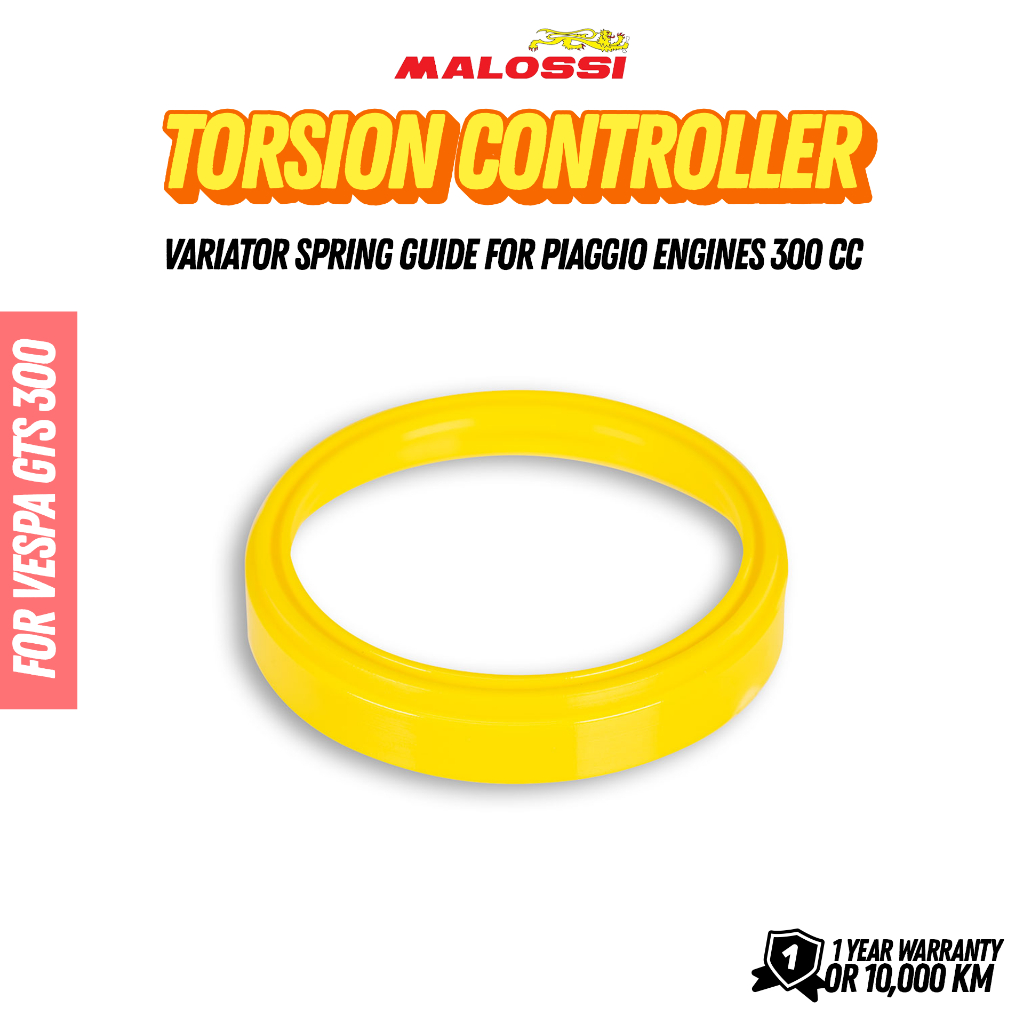 แหวนรองสปริงชามหลัง MALOSSI สำหรับ VESPA GTS 300IE (2513210)