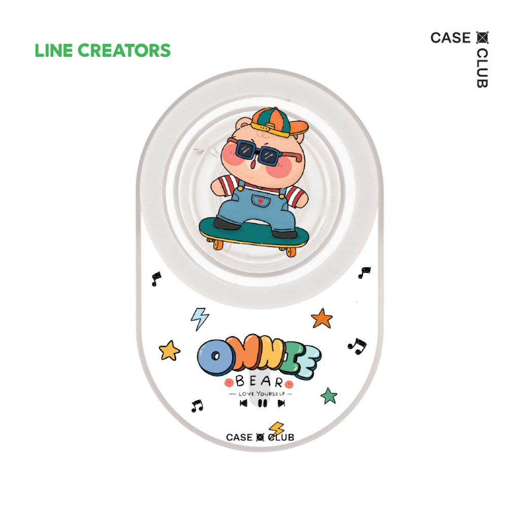CaseClub Griptok กิฟต๊อก ลาย Onnie Bear Skateboard
