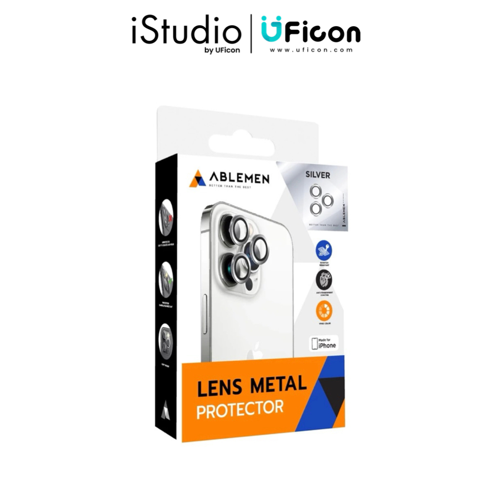โลหะเคลือบเลนส์กล้อง (Black) ABLEMEN	: Lens Metal Protector  iphone 14/14Plus