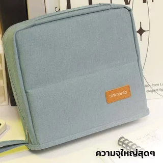 Shimanto กระเป๋าอเนกประสงค์ ขนาดใหญ่ ความจุเยอะ กระเป๋าเครื่องสำอาง แบ่งสัดส่วนหลายช่อง Makeup Bag