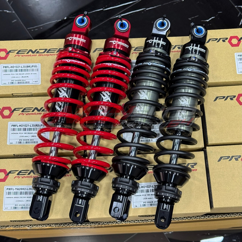 โช้คหลังProfender รุ่นFLASH ใส่PCX160 ความสูง335MM(ตัวโหลด) มีของพร้อมส่ง