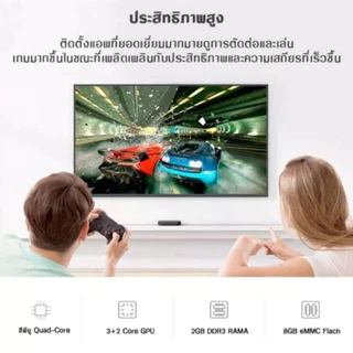 TV Stick กล่องดิจิตอล 4K TV Box แอนดรอยด์ทีวีสติ๊ก 8+128G Android TV 12.1 Google/Youtube/Netfilx