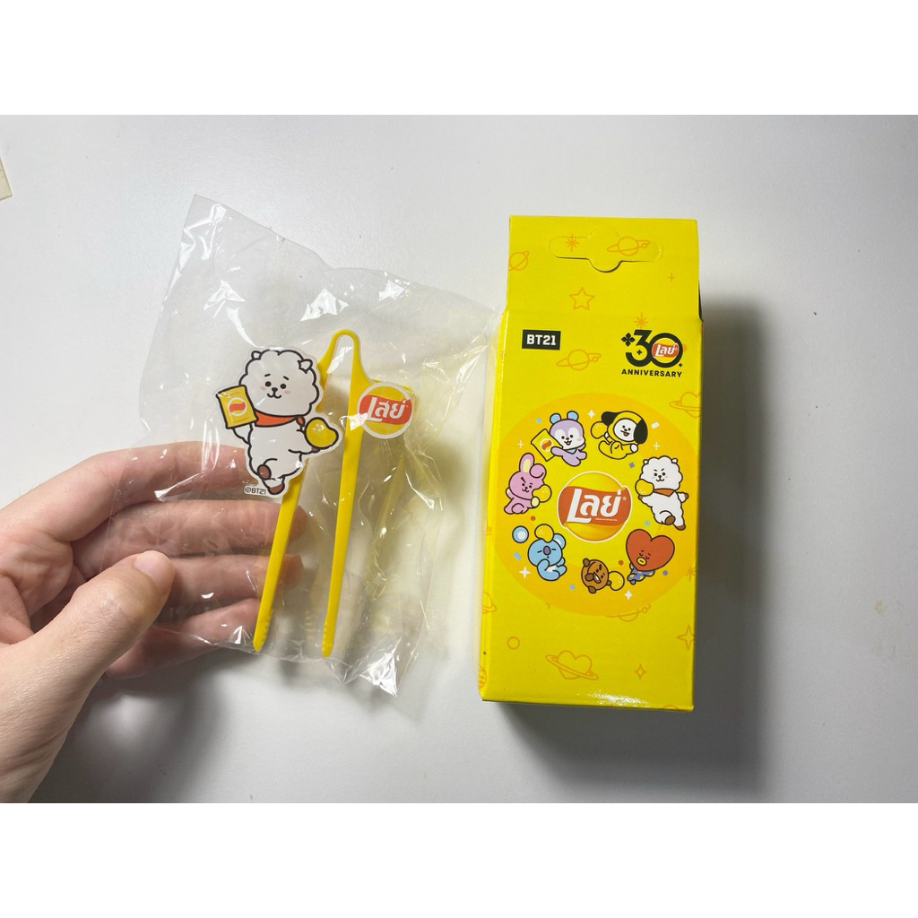 ตะเกียบคีบขนม - RJ - BT21 - เลย์ - Lays 🐹