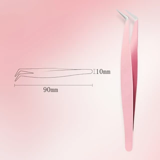 LASHSABAI แหนบขนตาปลอม แหนบสเตนเลส ปลอดภัย แหนบขนตาแม่นยํา หนบคีบ แหนบขนตา F179