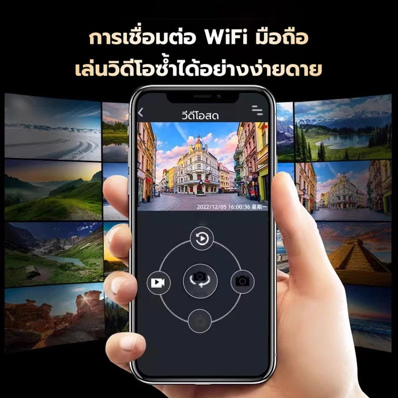 HILMAN กล้องบันทึกติดรถยนต์หน้าหลัง U10 ความละเอียดกล้องหน้า1080P ความละเอียดกล้องหลัง720P พื้นที่เก็บข้อมูลสูงสุด 64G thumbnail 7