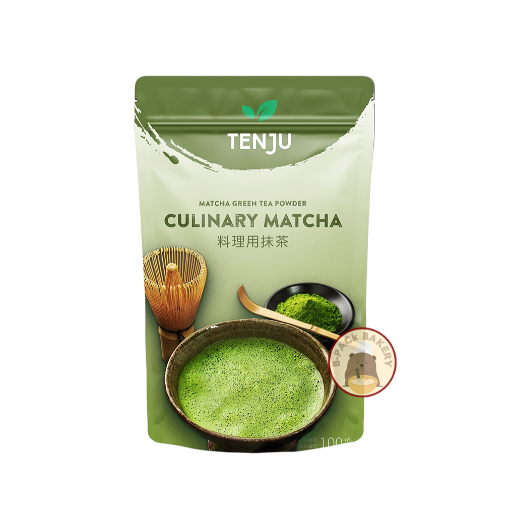 (คูลินารี) เท็นจู คูลินารี่ มัทฉะ ผงชาเขียวมัทฉะ นำเข้าจากญี่ปุ่น Tenju Culinary Matcha 100g