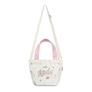 KEDS กระเป๋า รุ่น THE KEDS MINI BAG X SSKTMMEE สีขาว/ สีชมพู ( F25ACB06009 )