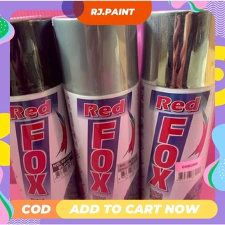[ยกลัง 12 กระป๋อง] สเปรย์ Red Fox ขนาด 400cc. ให้สีสวยงามเป็นมัน ไม่ซีดหมอง ฟิล์มสีแห้งเร็วไม่เปราะ ป้องกันสนิมได้ดี