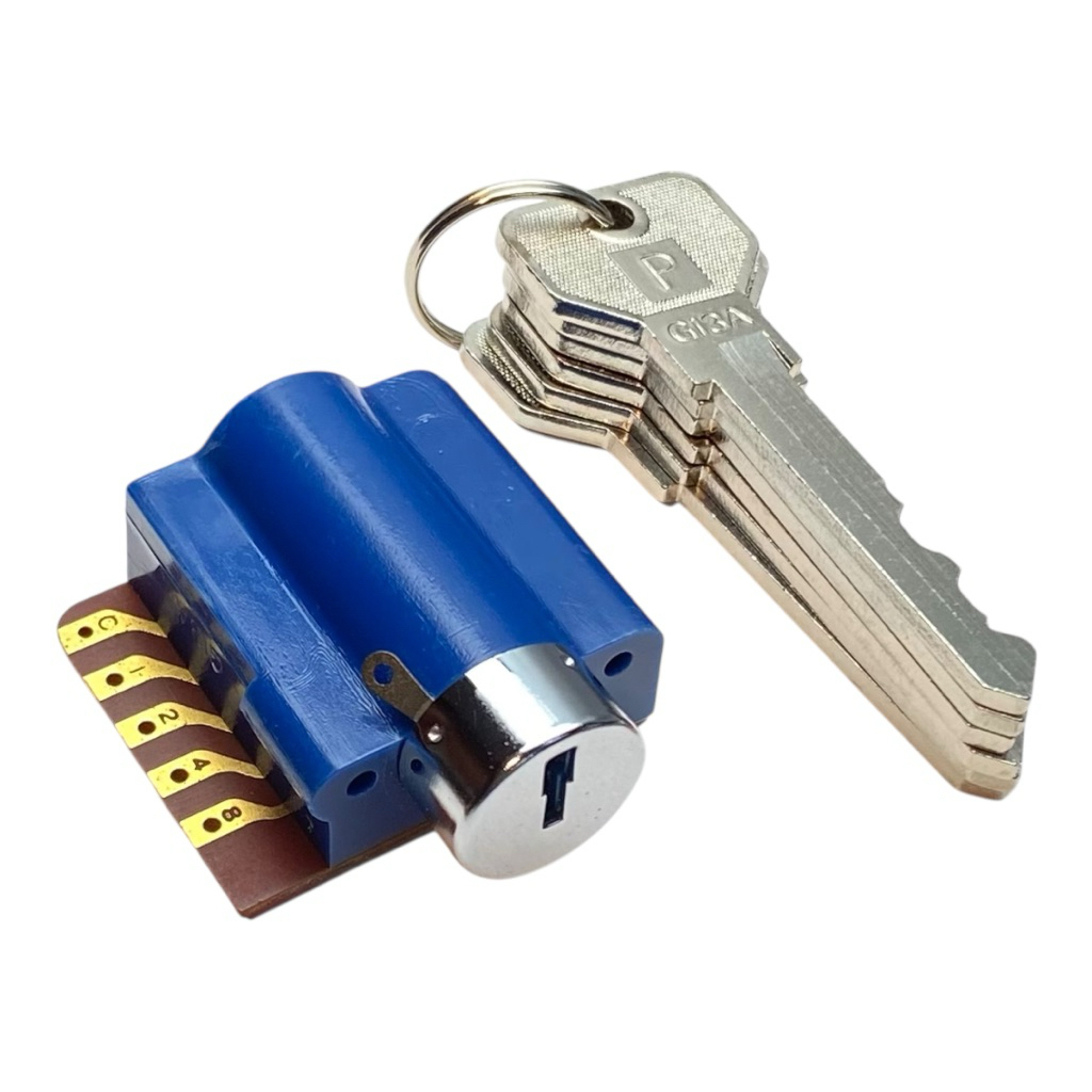 กุญแจสวิตช์รหัส Key Identification Switch รุ่น G13A พร้อมกุญแจ 6 ดอก สำหรับงานควบคุม ระบบรักษาความปล