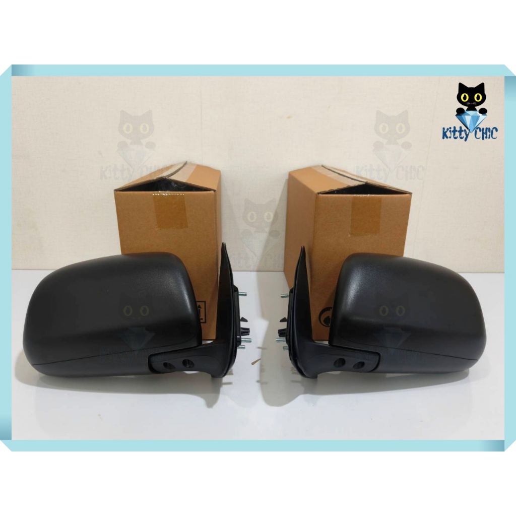 กระจกมองข้าง โตโยต้า วีโก้ TOYOTA VIGO / CHAMP  ปี 2004 - 2011 ปรับมือ สีดำ กระจกข้าง กระจกวีโก้ กระจกวีโก้แชมป์