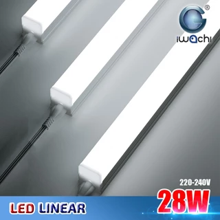 โคมไฟติดเพดาน ผนัง Candy led สว่างพิเศษ โคมไฟหน้าเรียบ IWC-SET-LED IWACHI รางคู่