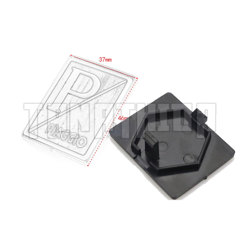 เพลทโลโก้เวสป้า ลาย P 3D สำหรับแต่งหน้ารถ thumbnail 4