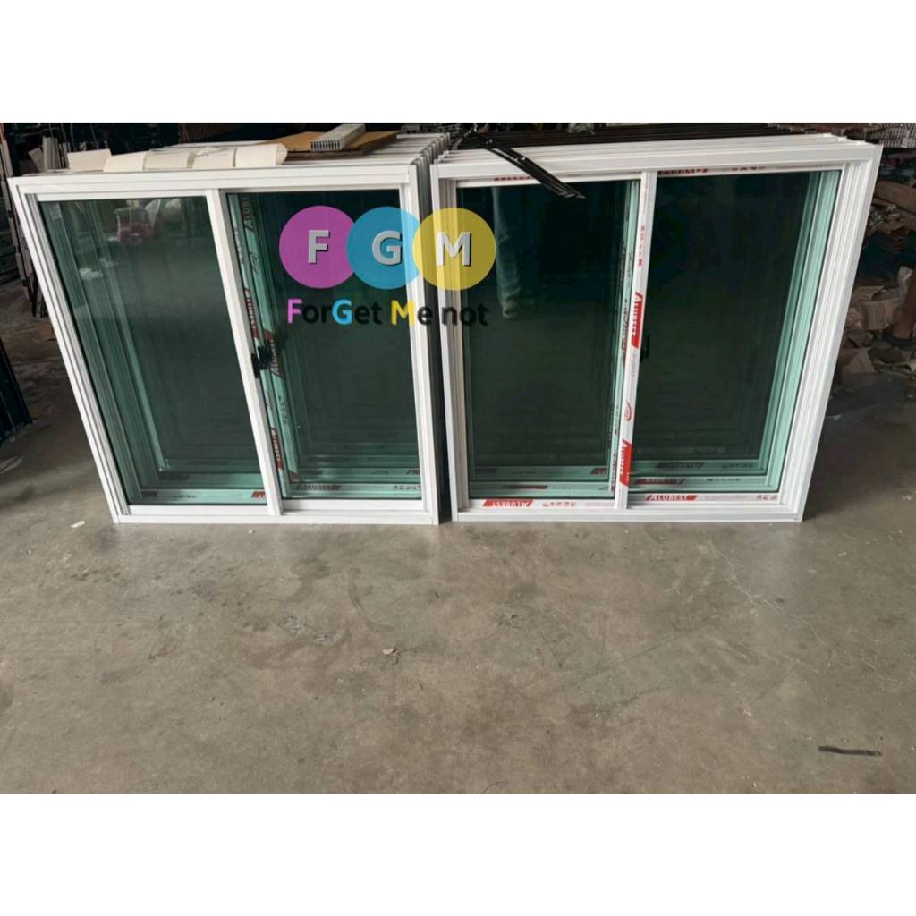 [สินค้ามี รับประกัน!!] หน้าต่างบานเลื่อนสำเร็จรูป MC 100x100ซม. หน้าต่างอลูมิเนียม เลื่อน จัดส่งไว!! - รูปที่ 4