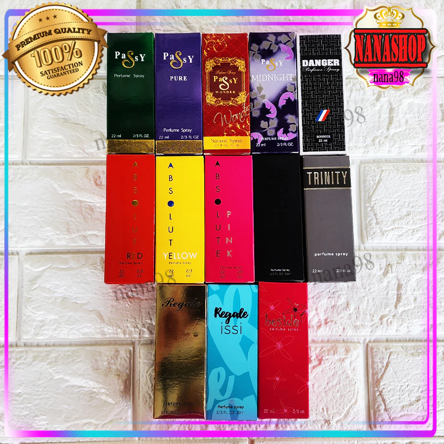 ส่งฟรี รวม น้ำหอม 22 ml.คละกลิ่น เพอร์ฟูม สเปรย์ Perfume SPRAY