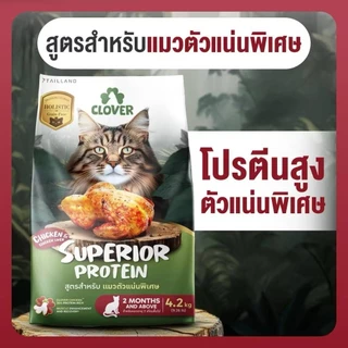 Clover Cat food อาหารเม็ดแมว สูตรใหม่! เกรด Holistic Grain-Free สำหรับแมว 1Kg