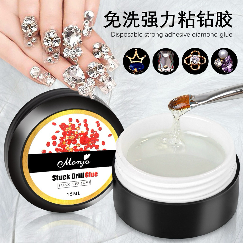 Monja กาวเจลติดอะไหล่ เนื้อเจลใส ประสิทธิภาพดี ขนาด 8ml/กระปุก สินค้าพร้อมส่ง