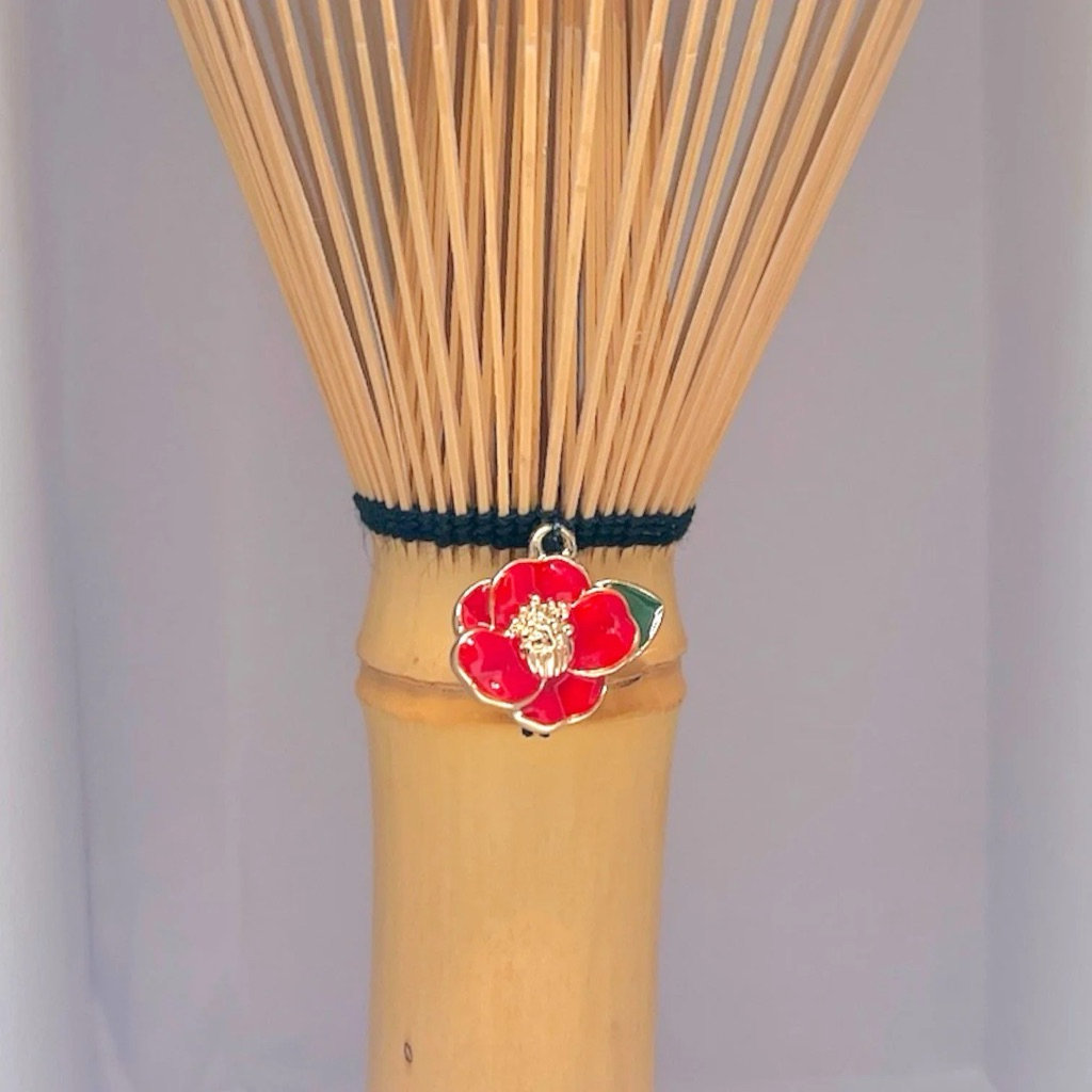 Takayama Chasen - Bamboo Whisk - Tsubaki (Red)