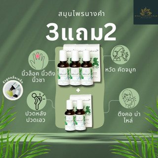 สมุนไพรนางคำ น้ำมันนวดสมุนไพร Nangkhamherb สูตรโบราณ หัวลูกก…