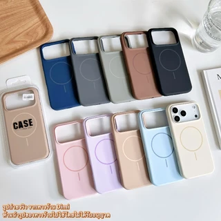 ส่งจากไทย สำหรับ ไอโฟน i17 17air 17promax เคสกำมะหยี่ ชาร์จได้ สีพื้น งานกล่อง เคสนิ่ม ซิลิโคน i16promax i16 13 14 15