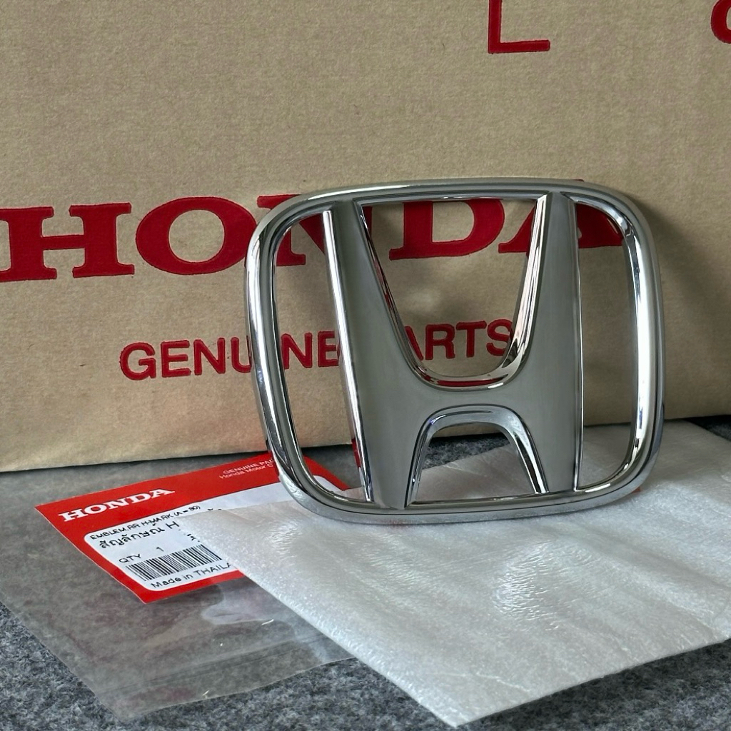 แท้ศูนย์ 💯% โลโก้ HONDA หลัง CIVIC FD 2006-2011 สีโครเมี่ยม (AEC-75701-SNL-T01)