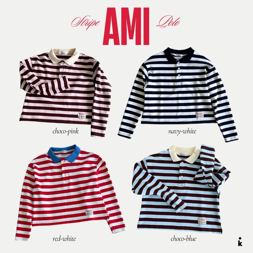 Kudsun Official - Ami Stripe Polo