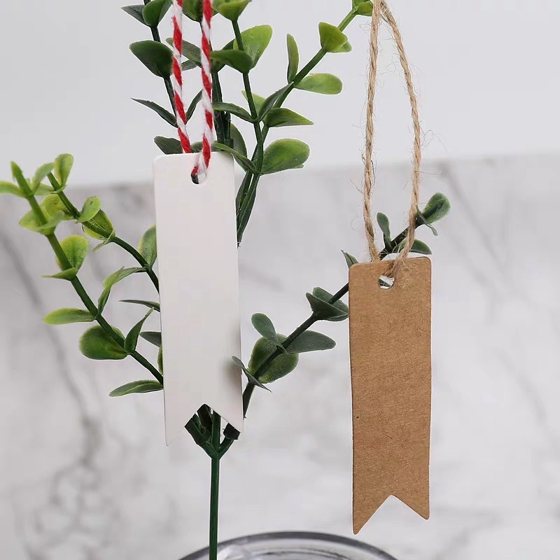 ป้าย Tag กระดาษทรงริบบิ้น สำหรับงานคราฟท์และแพ็กของ - รูปที่ 6