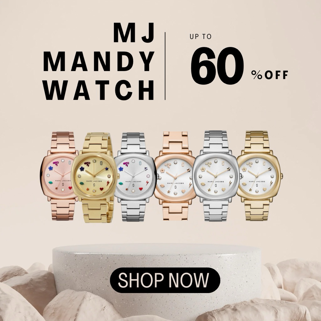 Mandy ladies watch รุ่น MJ3548 MJ3549 MJ3550 MJ3572 MJ3573 MJ3574