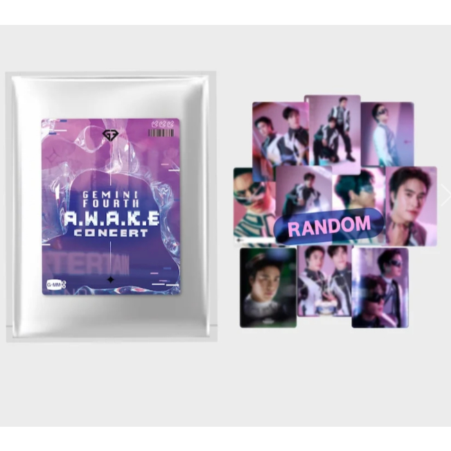 {📬พร้อมส่ง} GMMTV - GeminiFourth Concert | Run The World Postcard Set | AWAKE Random Card