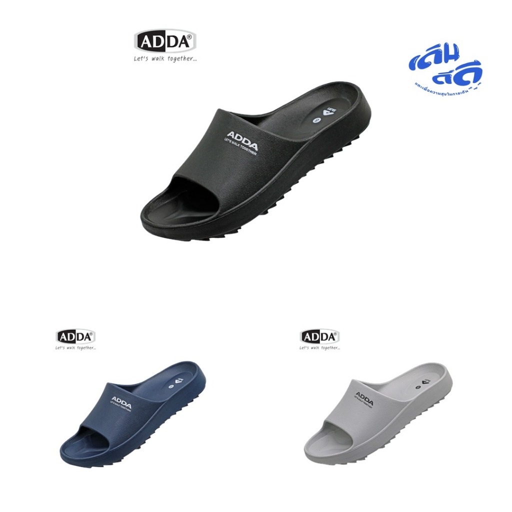 รองเท้าแตะ ADDA รุ่น 59J01-M1 แบบสวม สำหรับผู้ชาย นุ่ม เบา ใส่สบาย (ไซส์ 7-10)