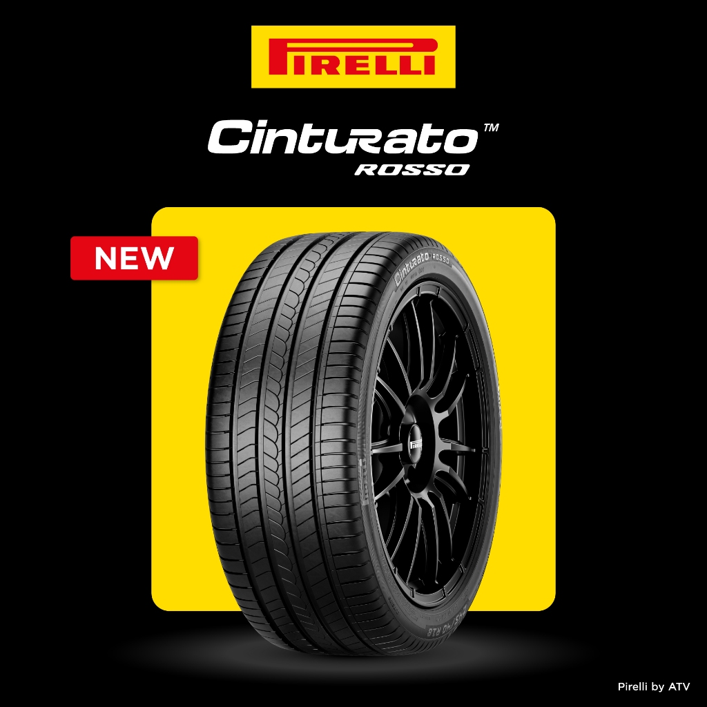 [บริการติดตั้ง 185/60R15] PIRELLI ยางรถยนต์ รุ่น CINTURATO ROSSO (ยางขอบ 15) (สอบถามสต็อกก่อนสั่งซื้อ)