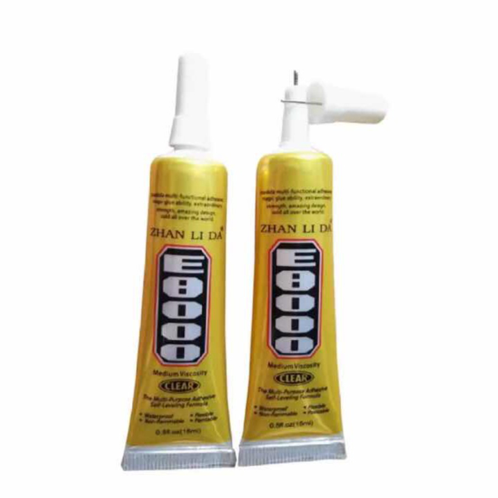กาวติดหน้าจอมือถือ 15ML เนื้อใส กาว E8000 สำหรับข่างที่ซ้อมมือถึอและเปลี่ยนพวกหน้าจอ