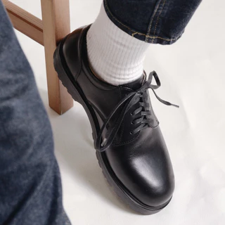 รองเท้าหนังแท้ ทรงคลาสสิคสไตล์ Military Derby รุ่น Basic No.02