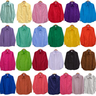 Bright by Aruna: เสื้อเชิ้ตสลิมเข้ารูปผ้าCotton (Slimfit Shirt)25สี 4ไซร์