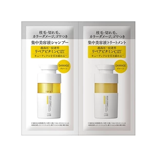 UNLABEL LAB REPAIR VITAMIN C DAMAGE CARE SHAMPOO & TREATMENT TRIAL แชมพูและทรีทเมนต์ขนาดทดลอง