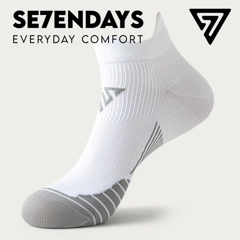 SE7ENDAYS ถุงเท้ากีฬา ข้อสั้น กันลื่น ลดกลิ่นอับ แพ๊ค3คู่ Antibacterial and deodorizing sport sock x3 pairs