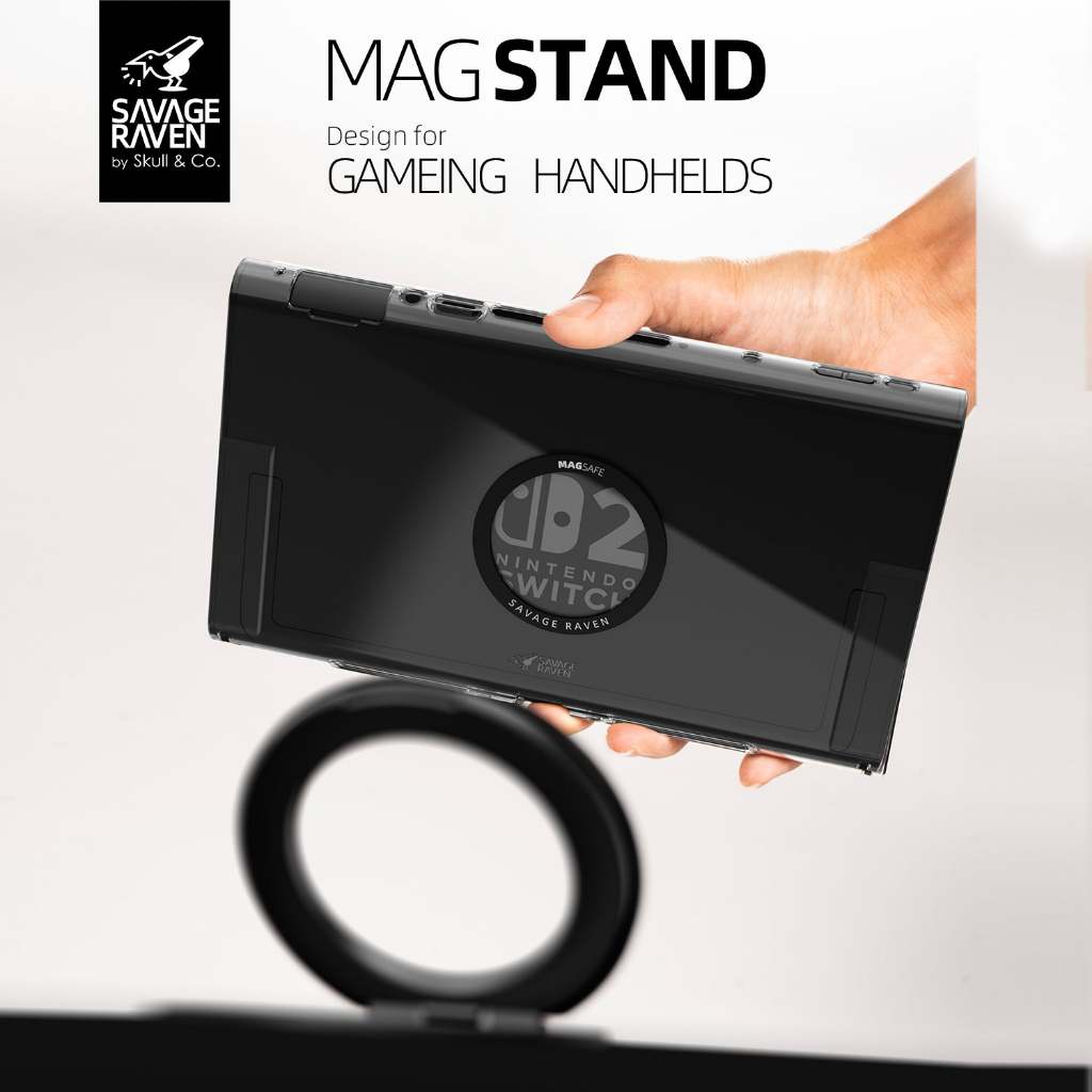 Savage Raven by Skull & Co.MagStand Magnetic Ultra – Thin Ring Stand