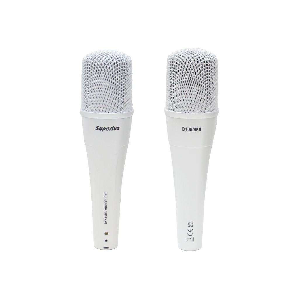 SUPERLUX Dynamic Podcast Mic D108MKII สีขาว