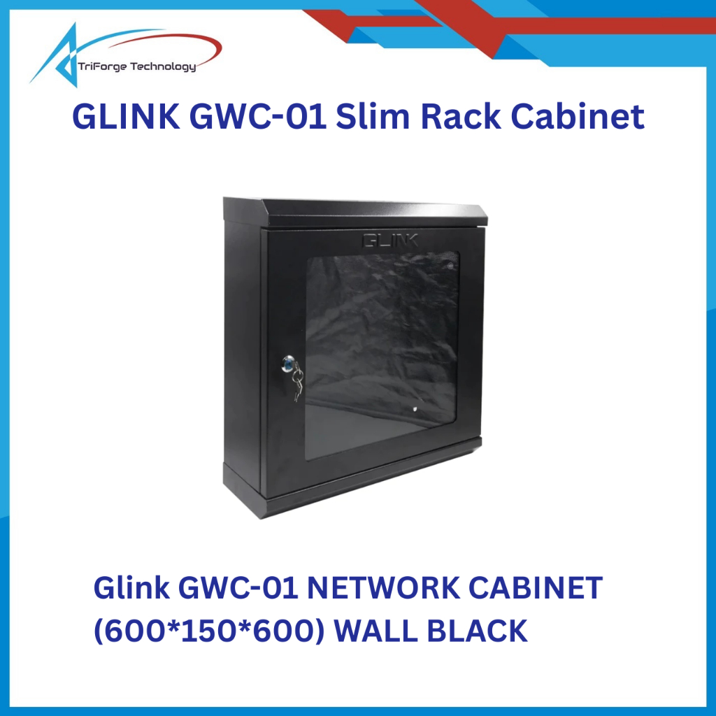 Glink GWC-01 NETWORK CABINET (600*150*600) WALL BLACK