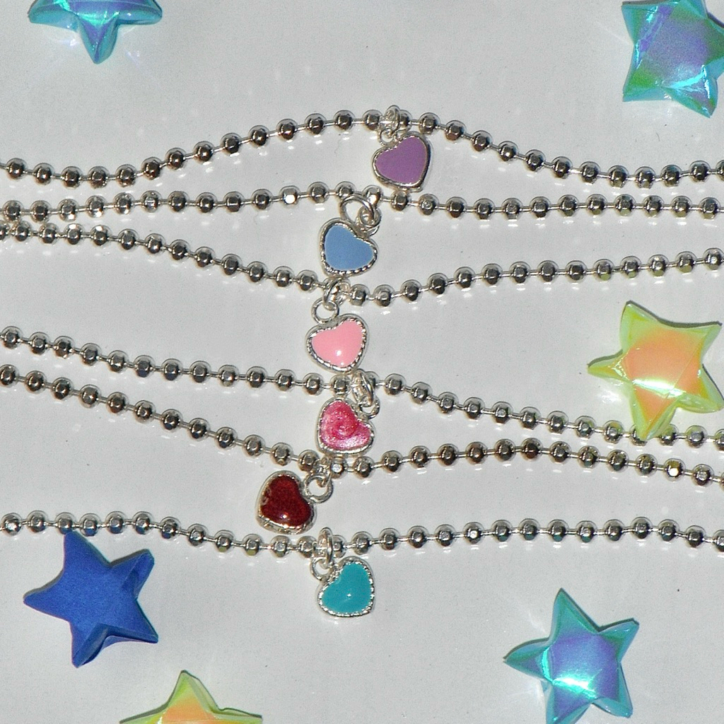 JEWVIES tiny heart bracelets