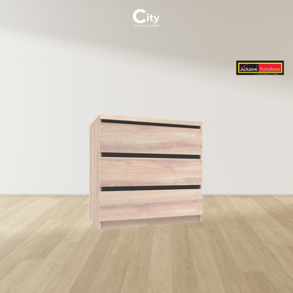 Xclusive ตู้ลิ้นชักอเนกประสงค์ 3 ชั้น 80 ซม. DW-8002