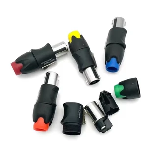 (มี5สีให้เลือก) ราคา1-5ตัว SPEAKON เสริมเหล็ก ปลั๊กลำโพง หัวspeakon สเปคคอน สเปคคอนลำโพง
