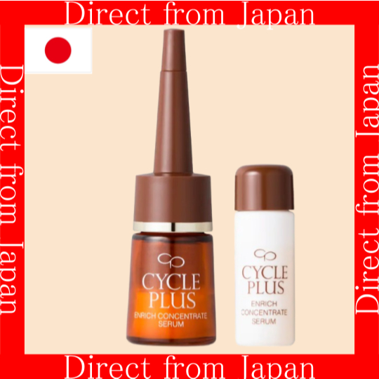 【ส่งตรงจากญี่ปุ่น】CYCLE PLUS Concentrate Serum 8ml/Powder x2, APPS, กรดไฮยาลูโรนิก, ต่อต้านวัย