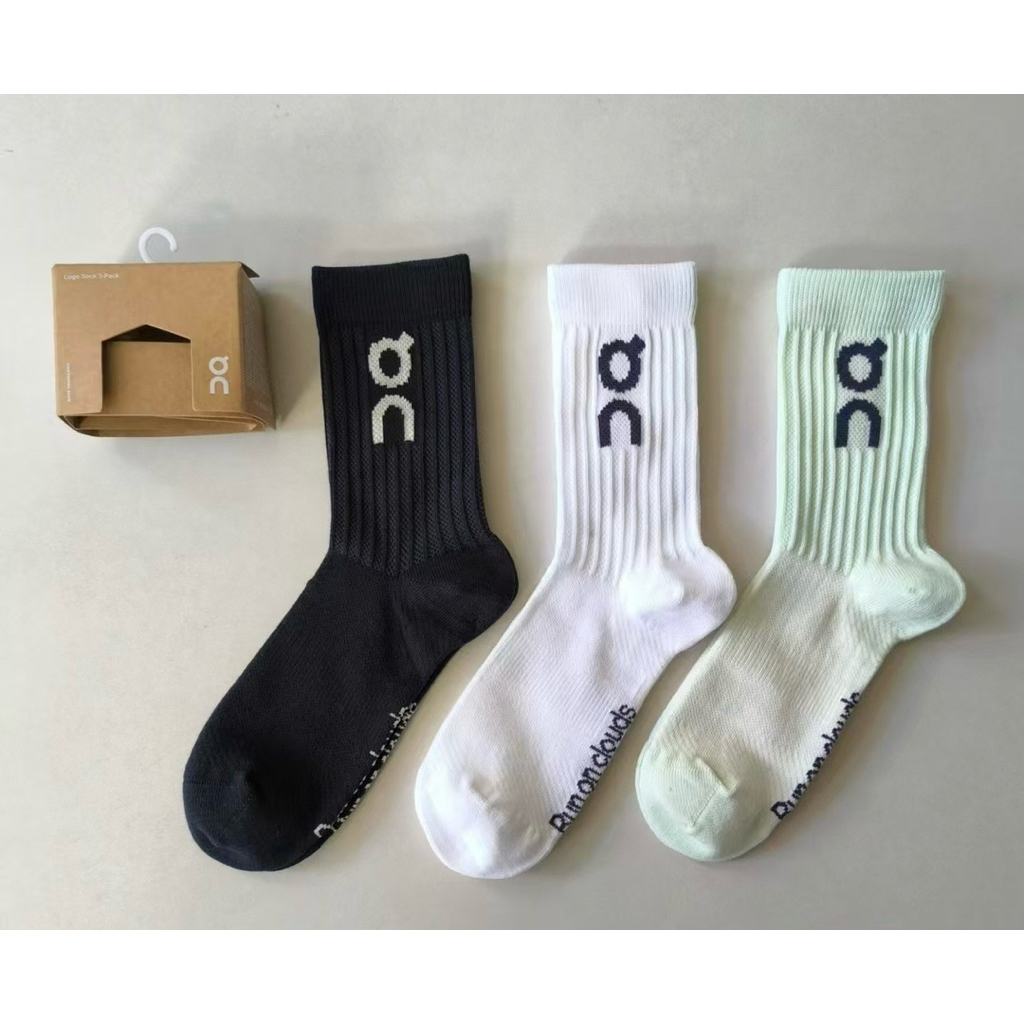 พร้อมส่งจากไทย 🇹🇭ถุงเท้าon cloud แพ๊ค3คู่ มีไซส์ใหญ่