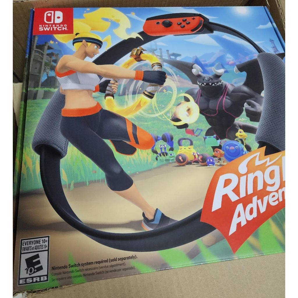 Nintendo Switch - yuu) 美品Nintendo Switch &amp;ringfit 冬はお家でフィットネス！「Nintendo Switch リングフィット