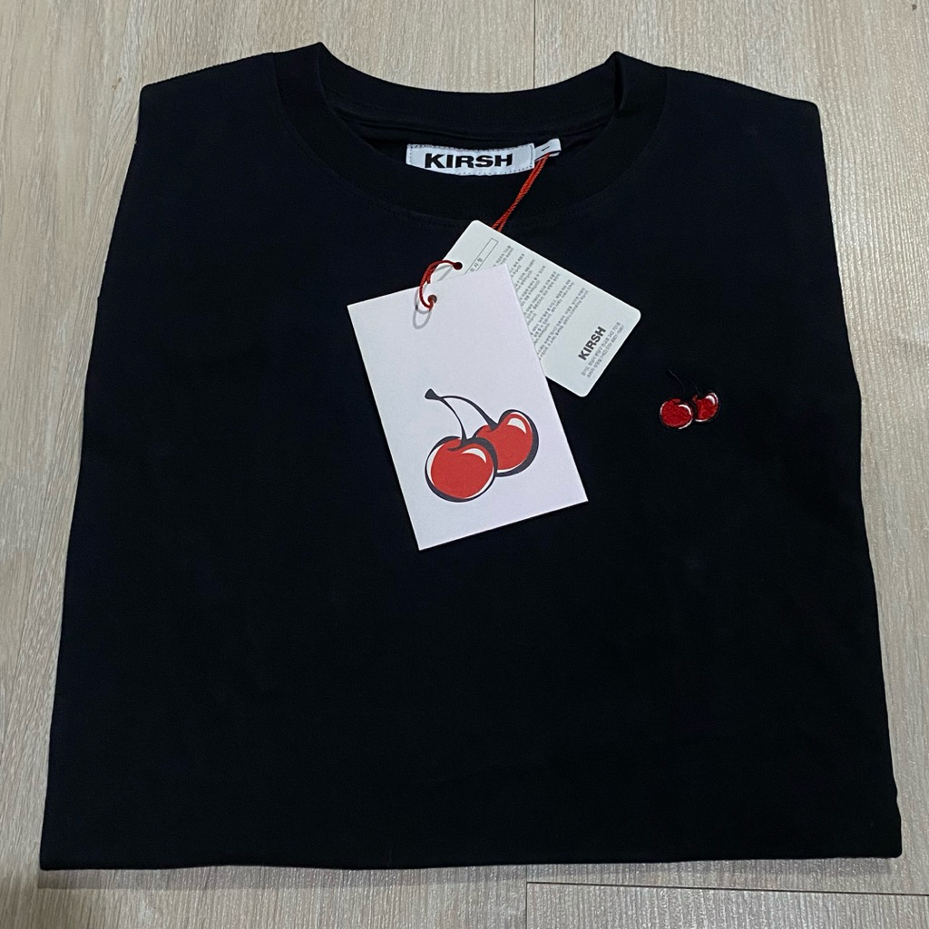 เสื้อยืด KIRSH วอนยอง ของแท้ ใหม่ 🇰🇷 เสื้อยืดแขนสั้น Size 1 Kirsh cherry