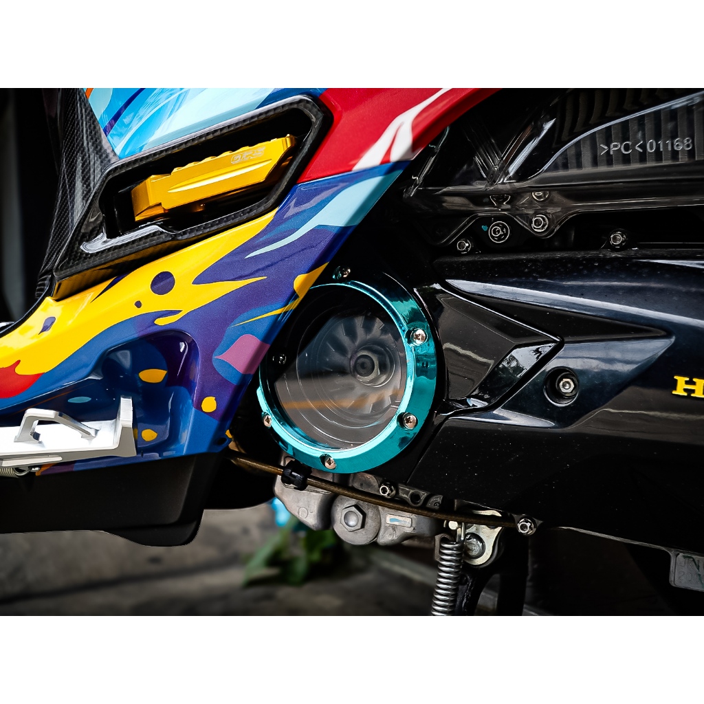 ครอบแคร้ง แต่ง Achi Giorno+ ครอบใบพัด